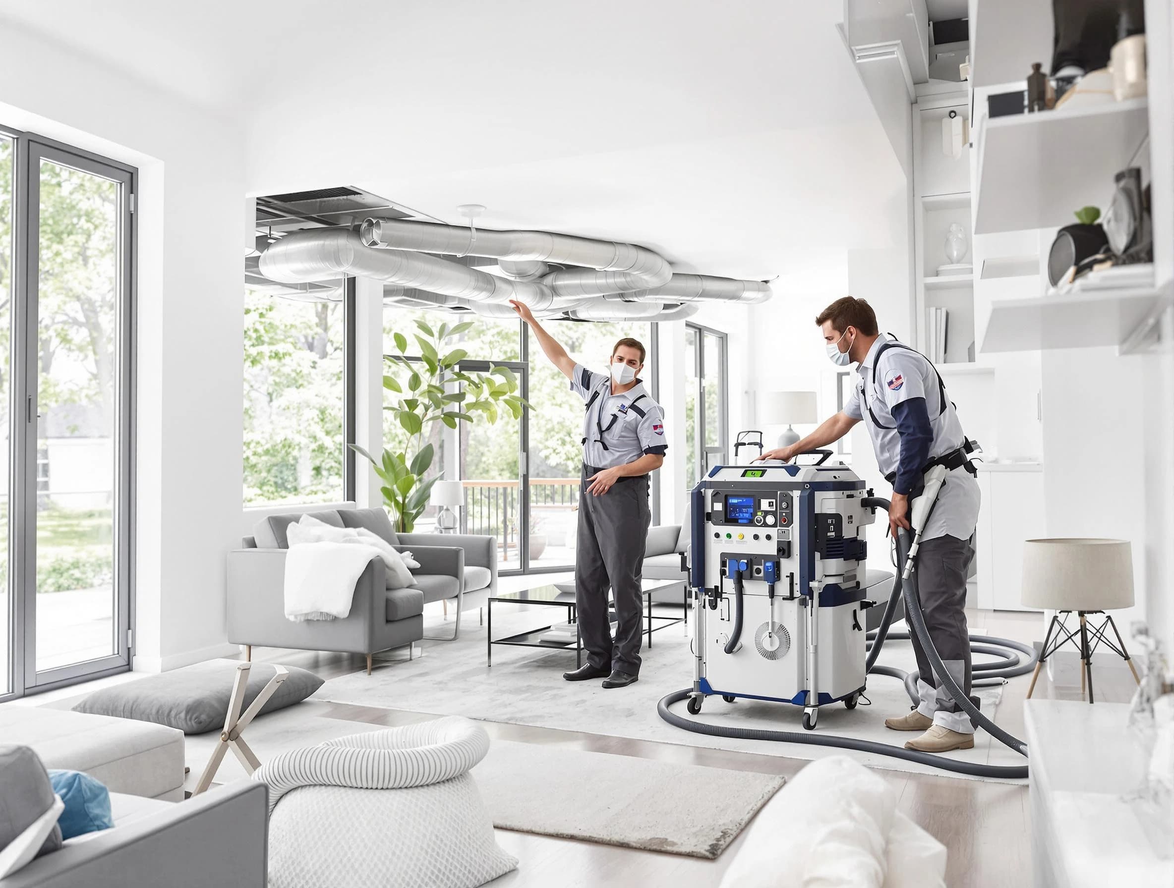 Shaw Heights Air Duct Cleaning professional conducting pure air duct cleaning with state-of-the-art equipment in Shaw Heights