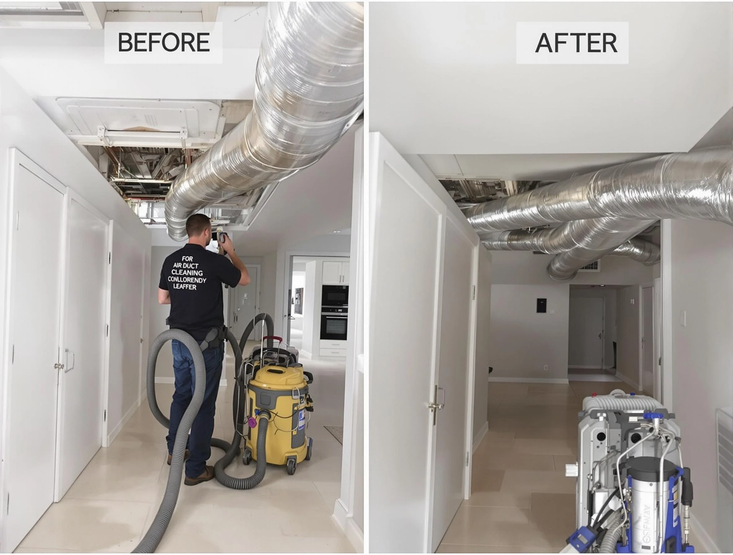 Shaw Heights Air Duct Cleaning professional performing thorough air duct cleaning in Shaw Heights