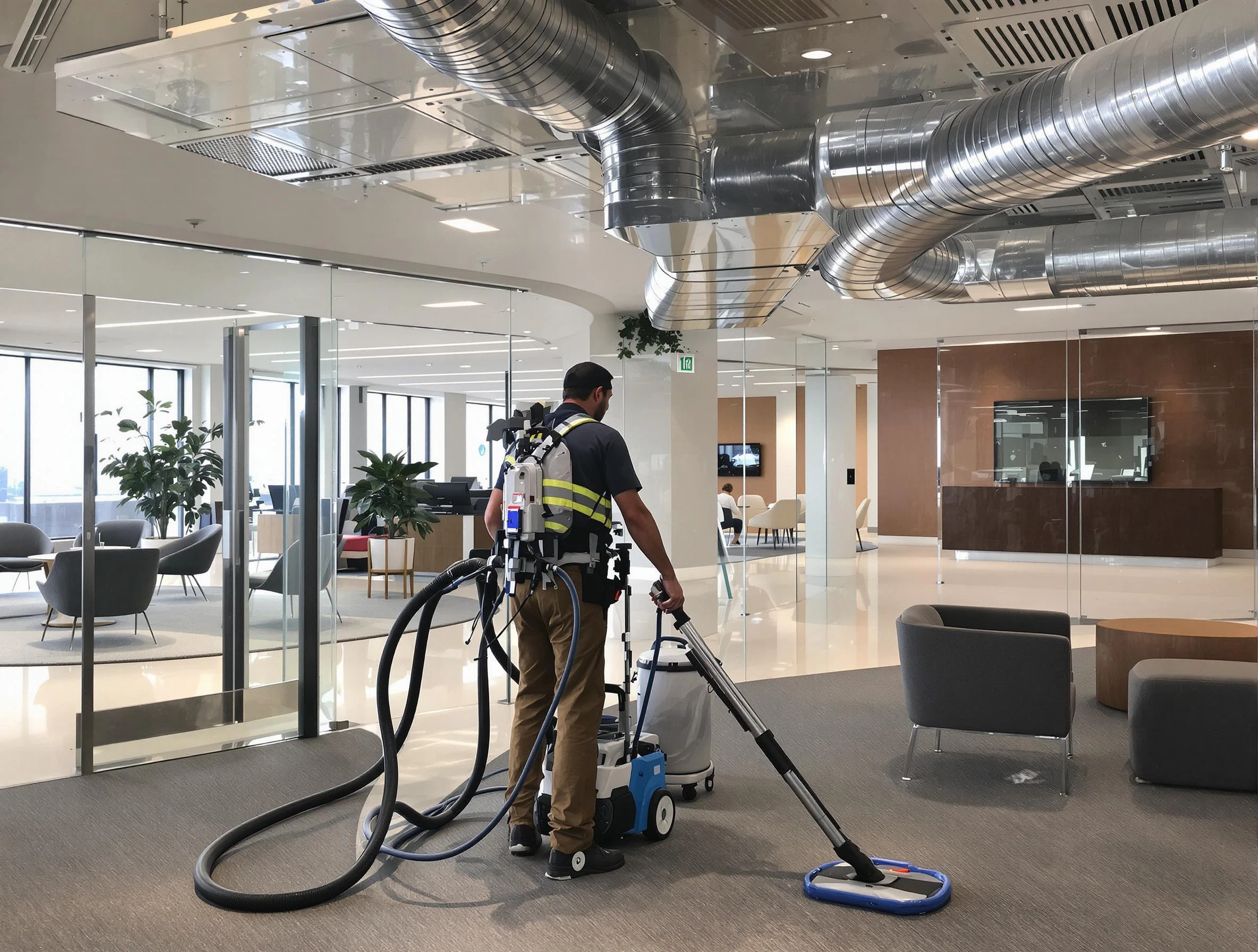 Commercial duct cleaning service by Shaw Heights Air Duct Cleaning in Shaw Heights